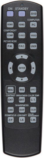 Кинотеатральный Full HD SXRD-проектор Mitsubishi HC9000D, пульт ДУ