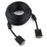 кабель VGA 5м, 15pin, ферритовые кольца, тройной экран