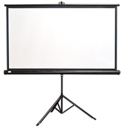 Classic Solution Crux - недорогой экран на треноге с черной каймой