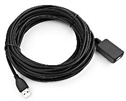 Кабель USB 2.0, активный, 10м, AM/AF,  (удлинитель)
