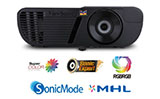 Недорогие Full HD проекторы ViewSonic –  достойный выбор и для домашнего кинотеатра, и для офиса.
