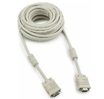 кабель VGA 10м, 15pin, ферритовые кольца, тройной экран