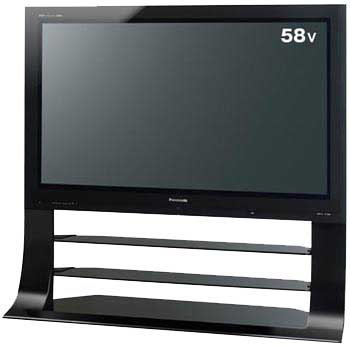 Новый чёрный 58-дюймовый плазменный телевизор Viera TH-58PZ600 от Panasonic